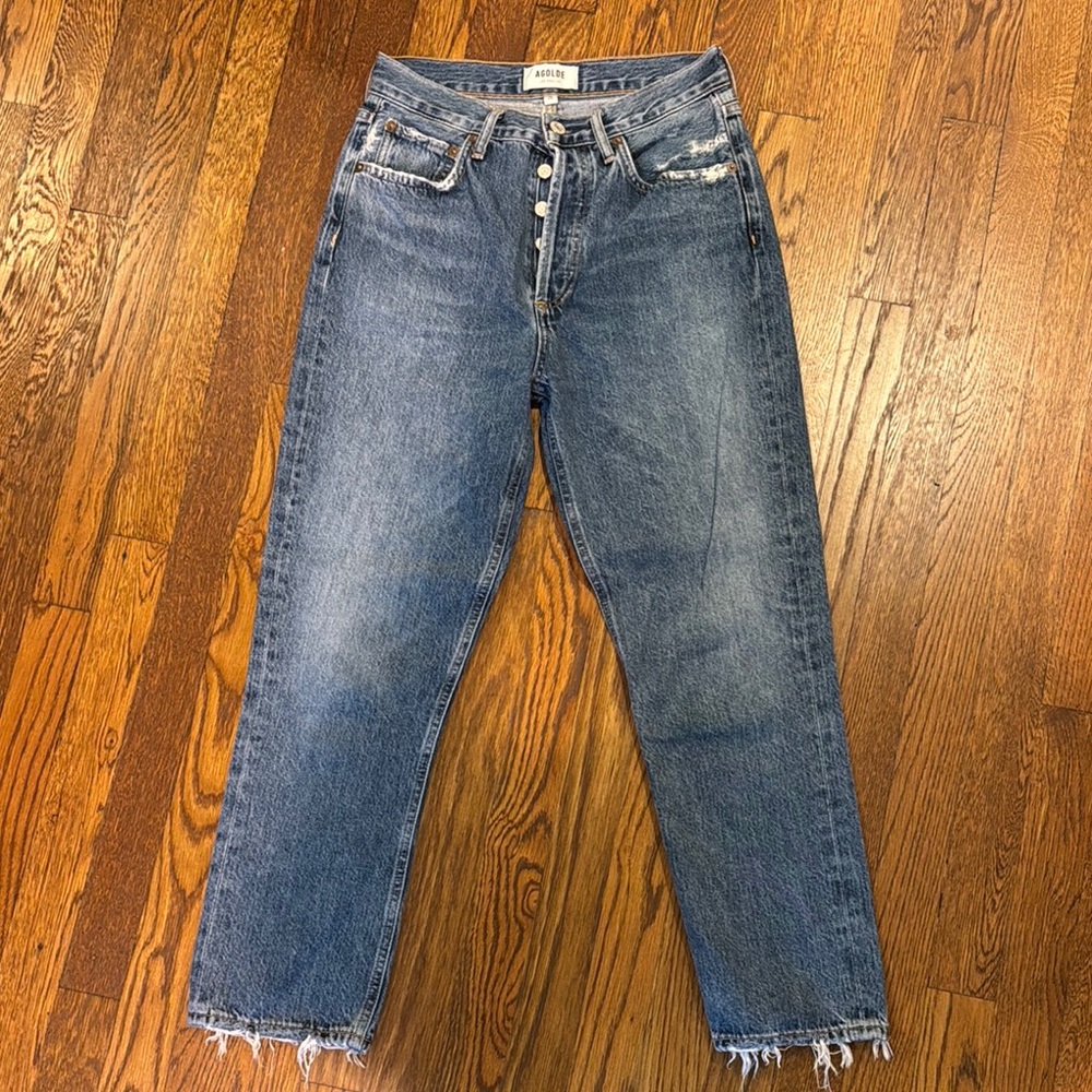 AGOLDE RILEY HIGH RISE STRAIGHT CROP, Size 26